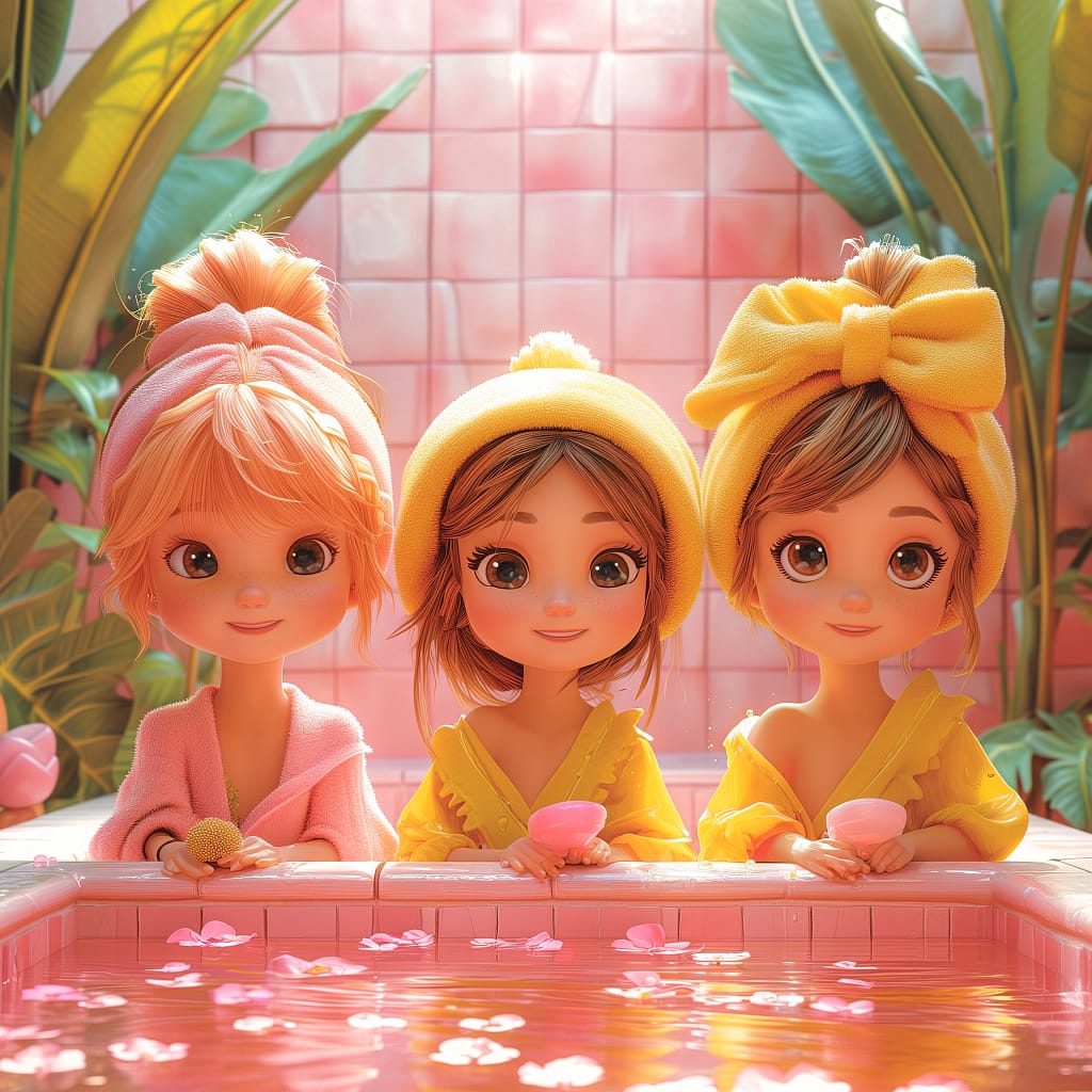 Pixar Girls Spa