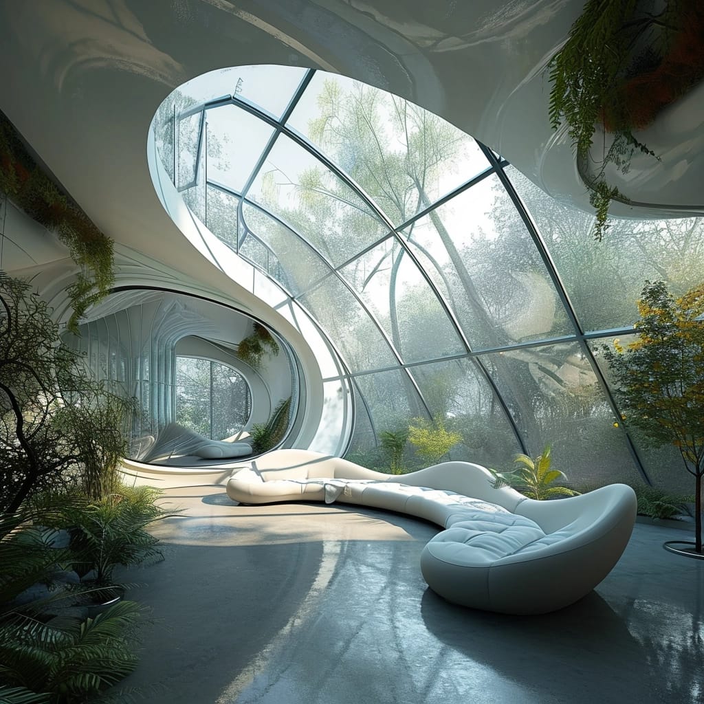 Futuristic Curved Home