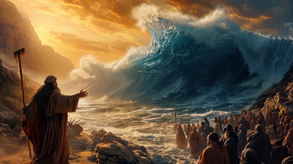 Moses Parting the Sea