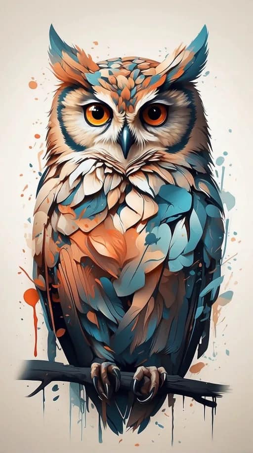 Colorful Owl