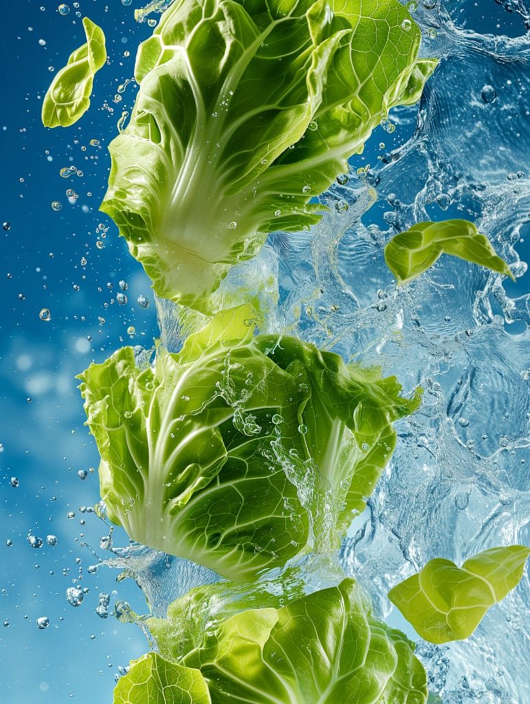 Lettuce Food Shot